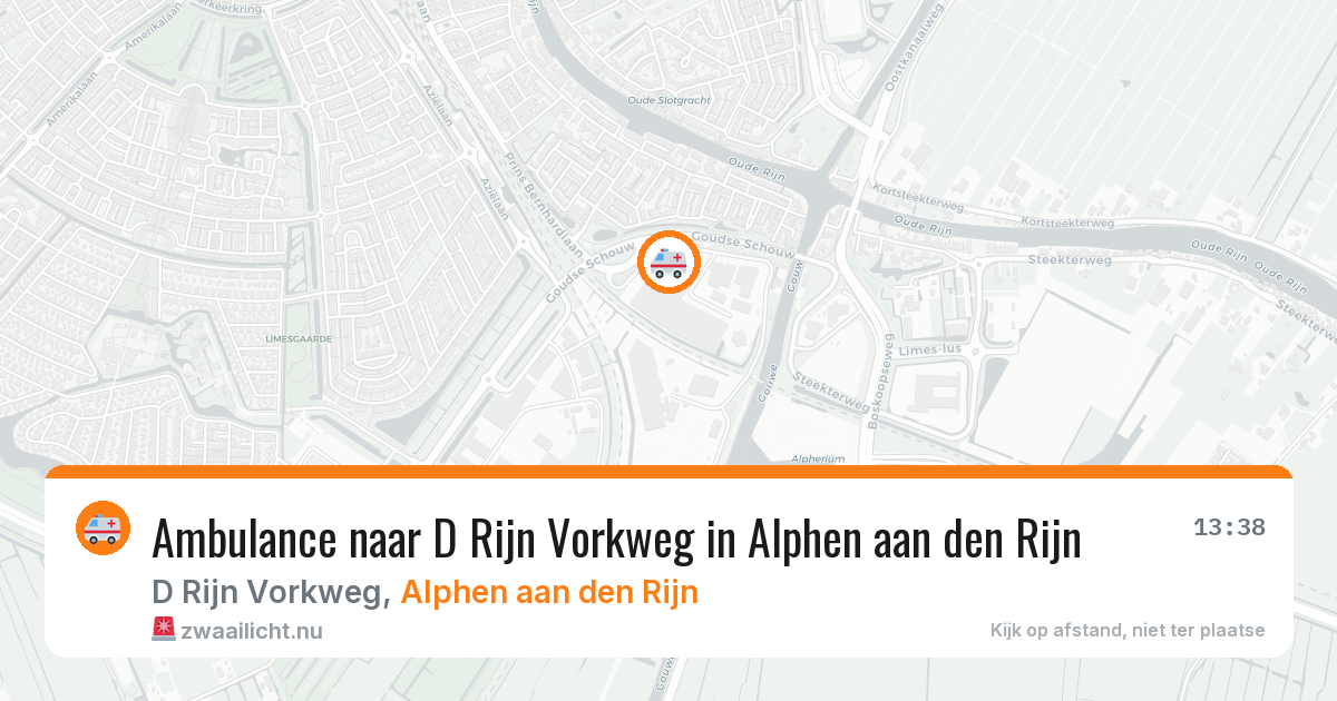 Ambulance naar D Rijn Vorkweg in Alphen aan den Rijn — 28 jan 2026