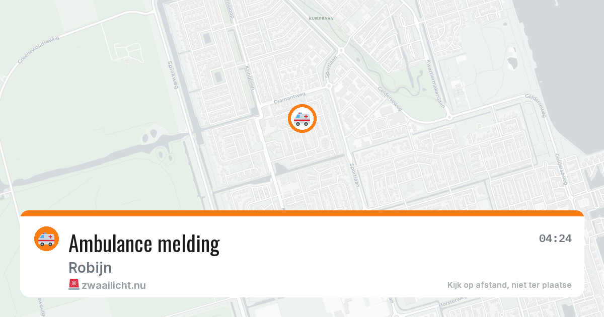 Ambulance melding — 7 apr 2026