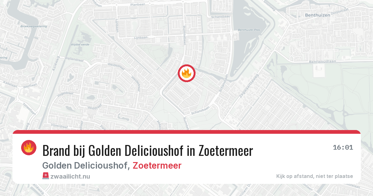 Brand bij Golden Delicioushof in Zoetermeer — 23 mei 2026