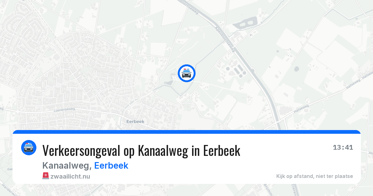 Verkeersongeval op Kanaalweg in Eerbeek — 30 apr 2026