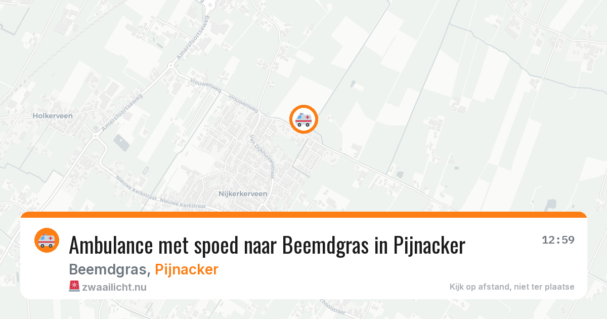 Ambulance met spoed naar Beemdgras in Pijnacker — 21 jan 2026