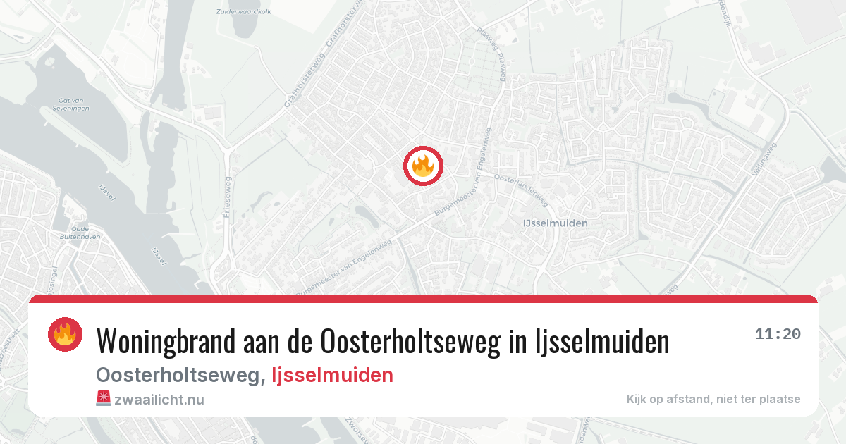 Woningbrand aan de Oosterholtseweg in Ijsselmuiden — 3 mrt 2026