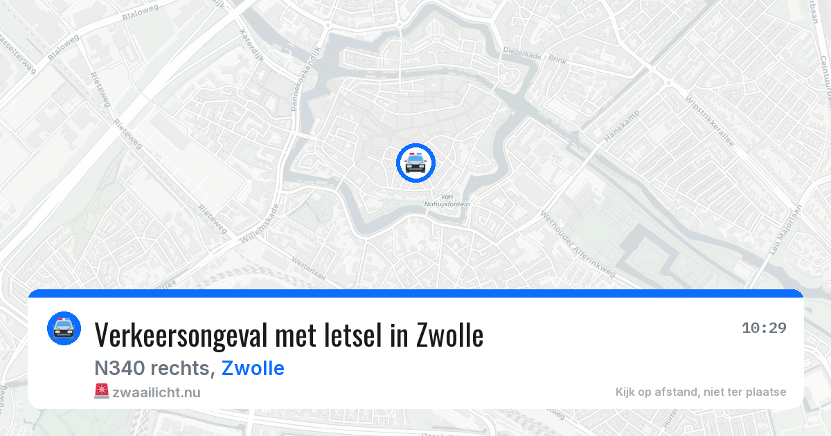 Verkeersongeval met letsel in Zwolle — 13 mei 2026