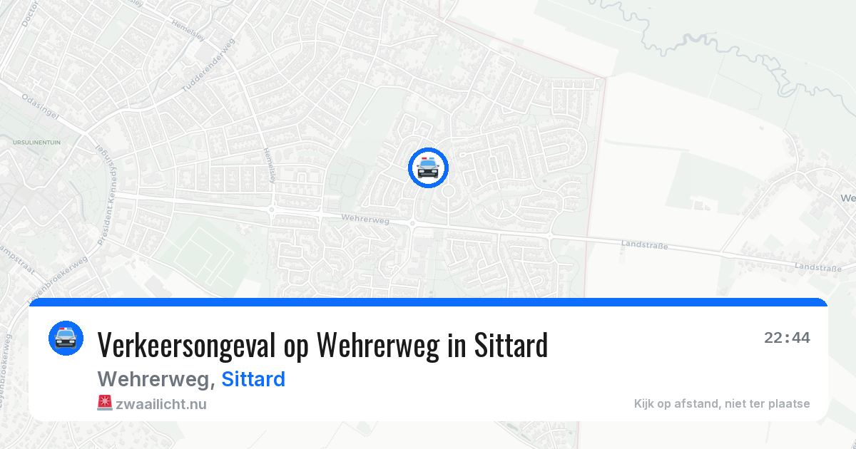 Verkeersongeval op Wehrerweg in Sittard — 16 jan 2026