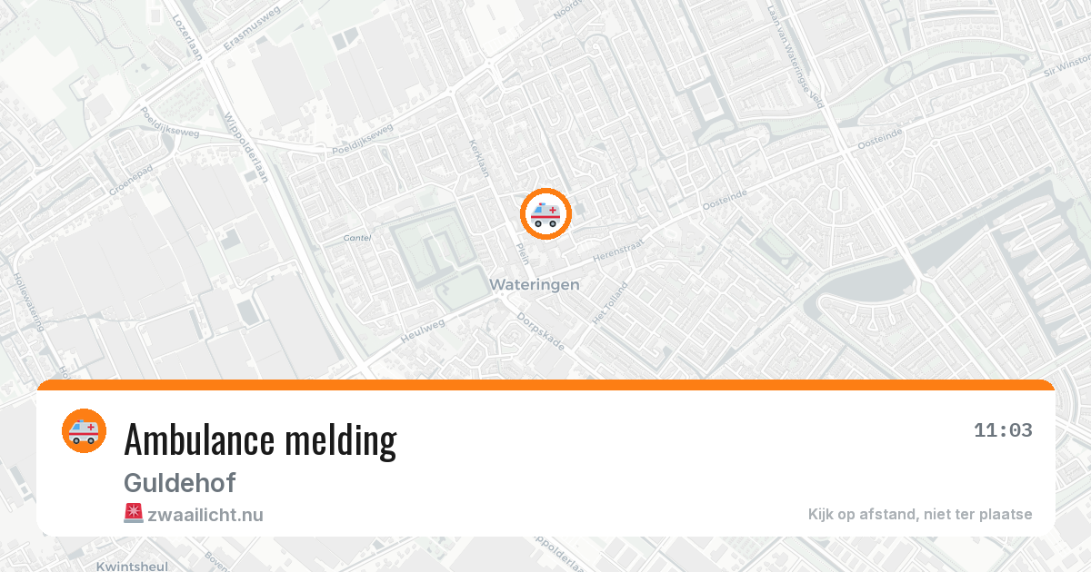 Ambulance melding — 22 mei 2026