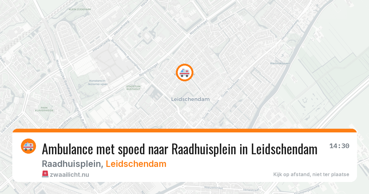 Ambulance met spoed naar Raadhuisplein in Leidschendam — 2 feb 2026