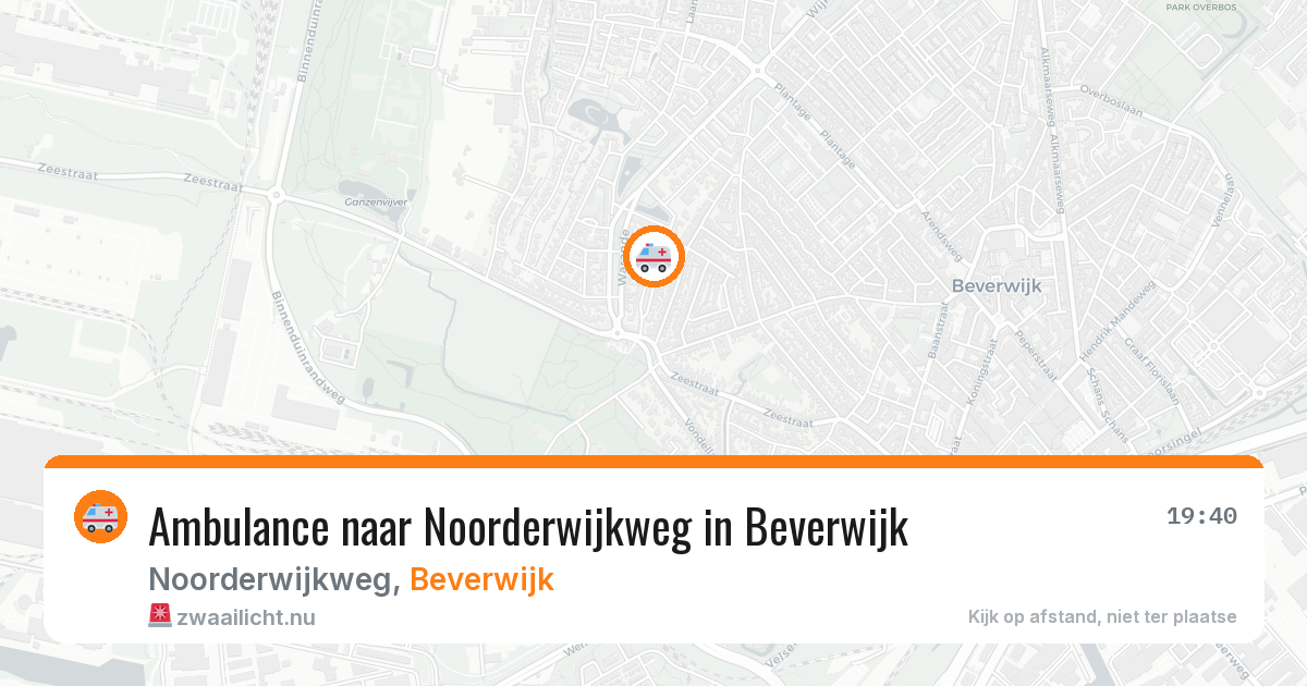 Ambulance naar Noorderwijkweg in Beverwijk — 17 jul 2026