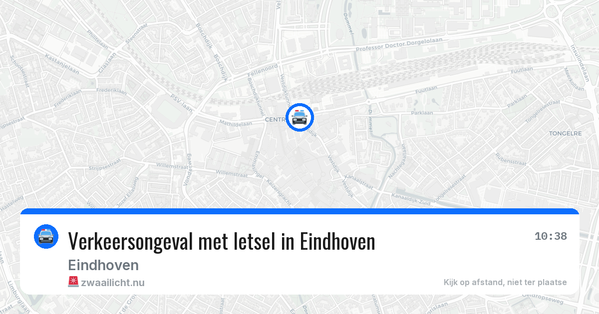 Verkeersongeval met letsel in Eindhoven — 3 apr 2026