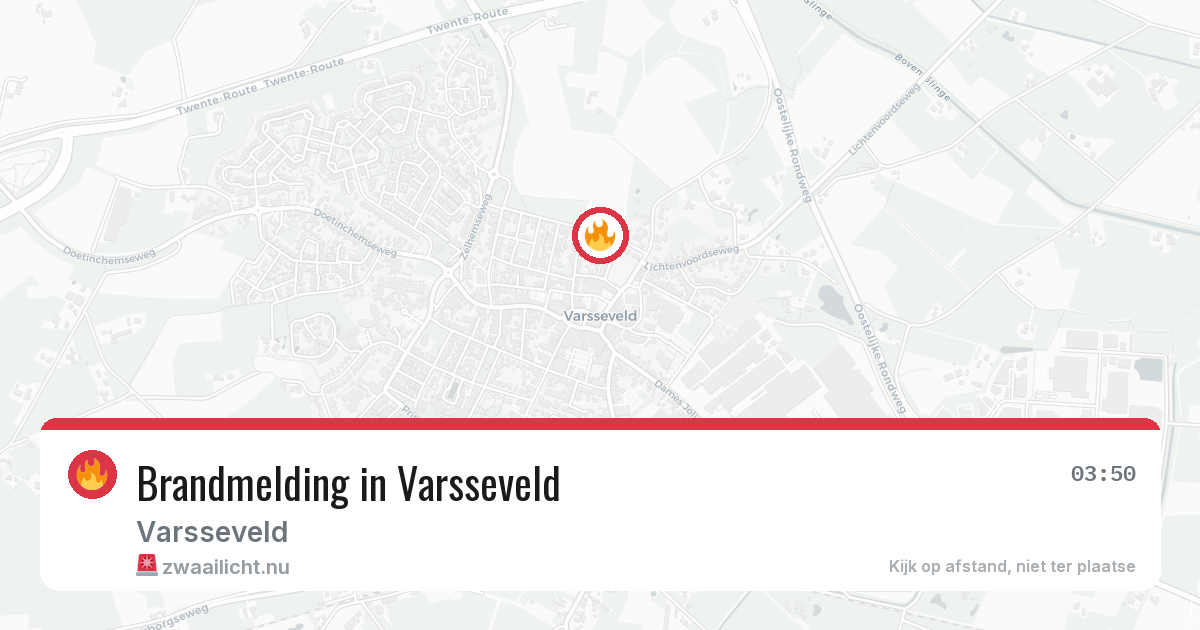 Brandmelding in Varsseveld — 11 jul 2026