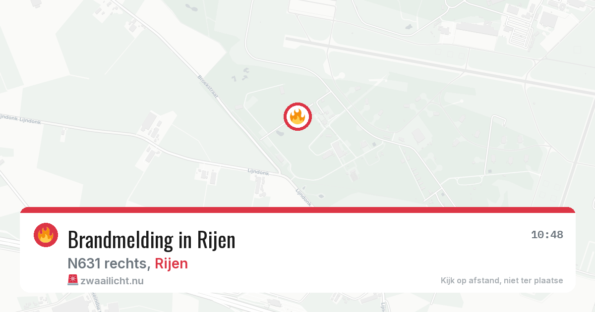 Brandmelding in Rijen — 12 jul 2026