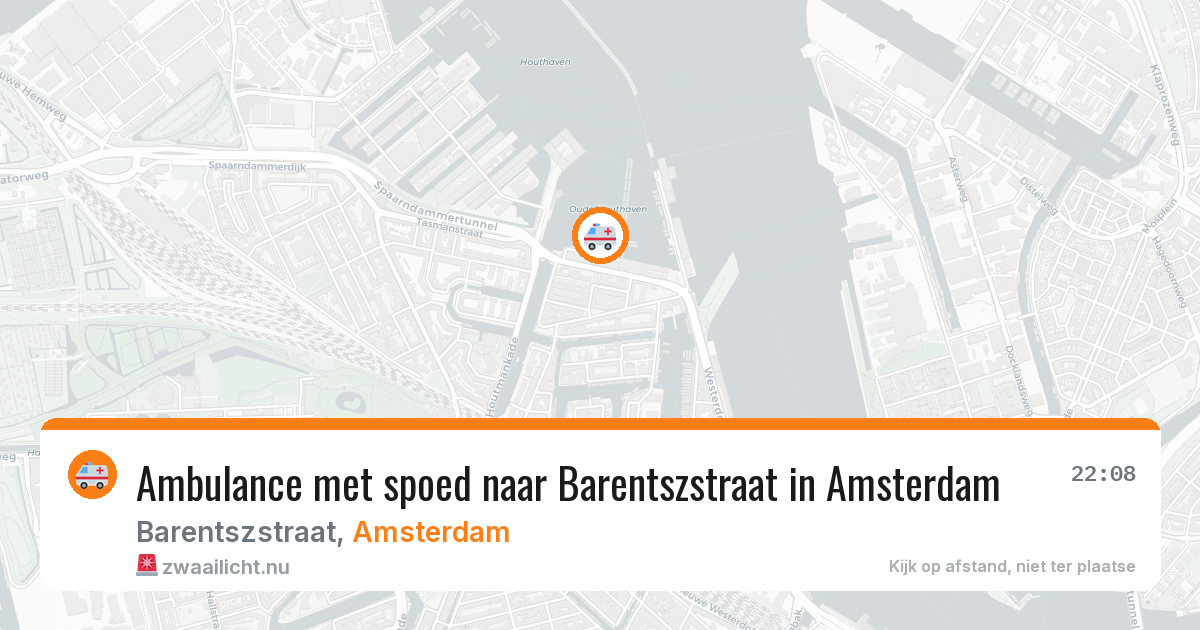 Ambulance met spoed naar Barentszstraat in Amsterdam — 12 jul 2026