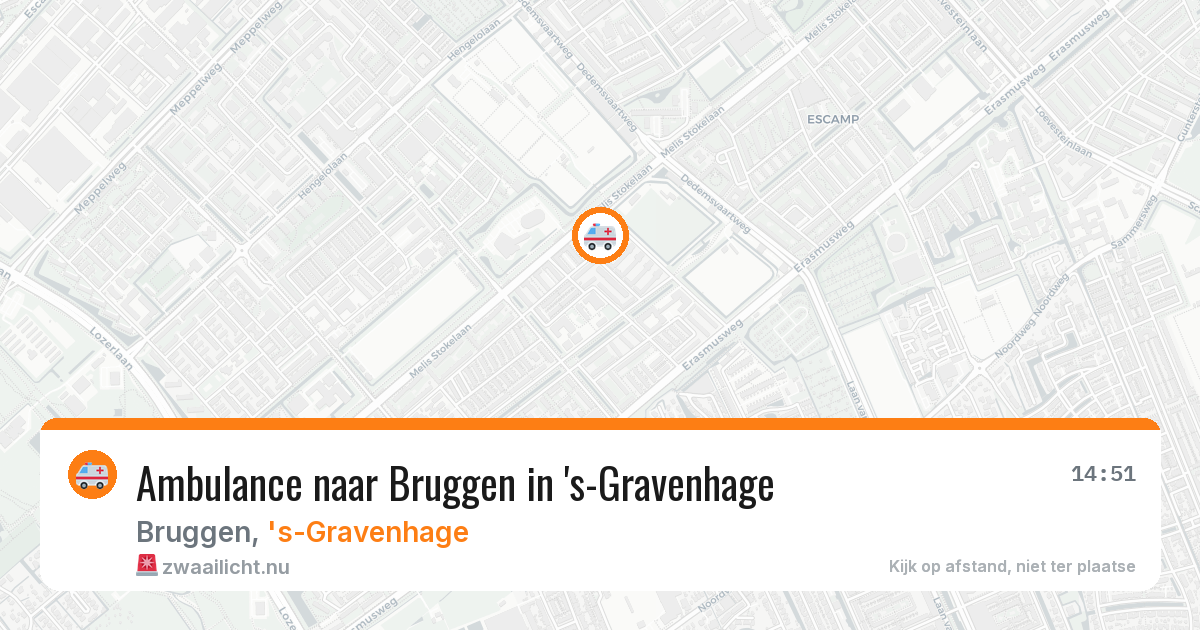 Ambulance naar Bruggen in 's-Gravenhage — 10 jul 2026