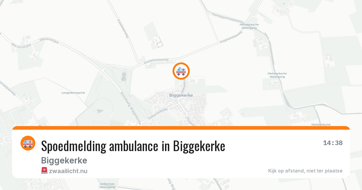 Spoedmelding ambulance in Biggekerke — 24 jan 2026