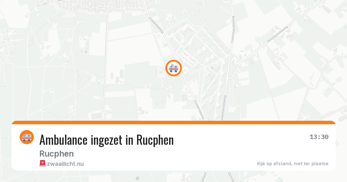 Ambulance ingezet in Rucphen — 10 jul 2026