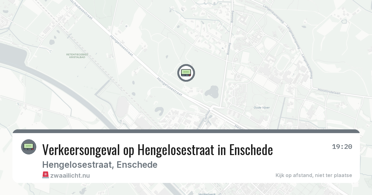 Verkeersongeval op Hengelosestraat in Enschede — 24 jul 2026
