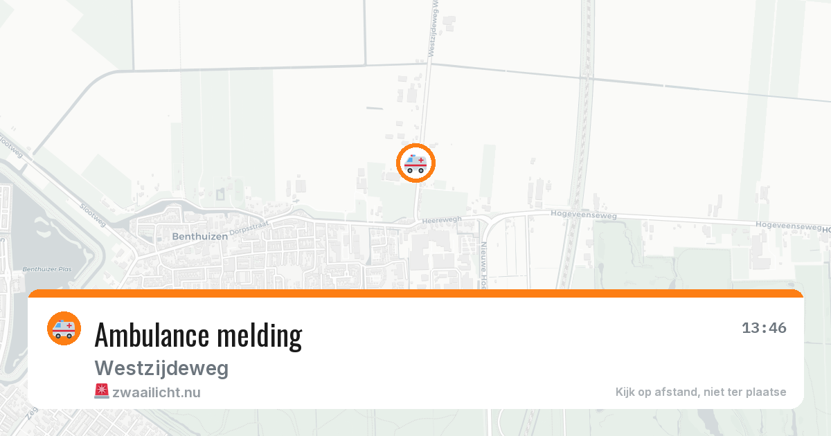 Ambulance melding — 22 jul 2026