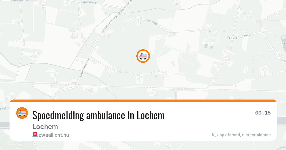 Spoedmelding ambulance in Lochem — 22 jul 2026