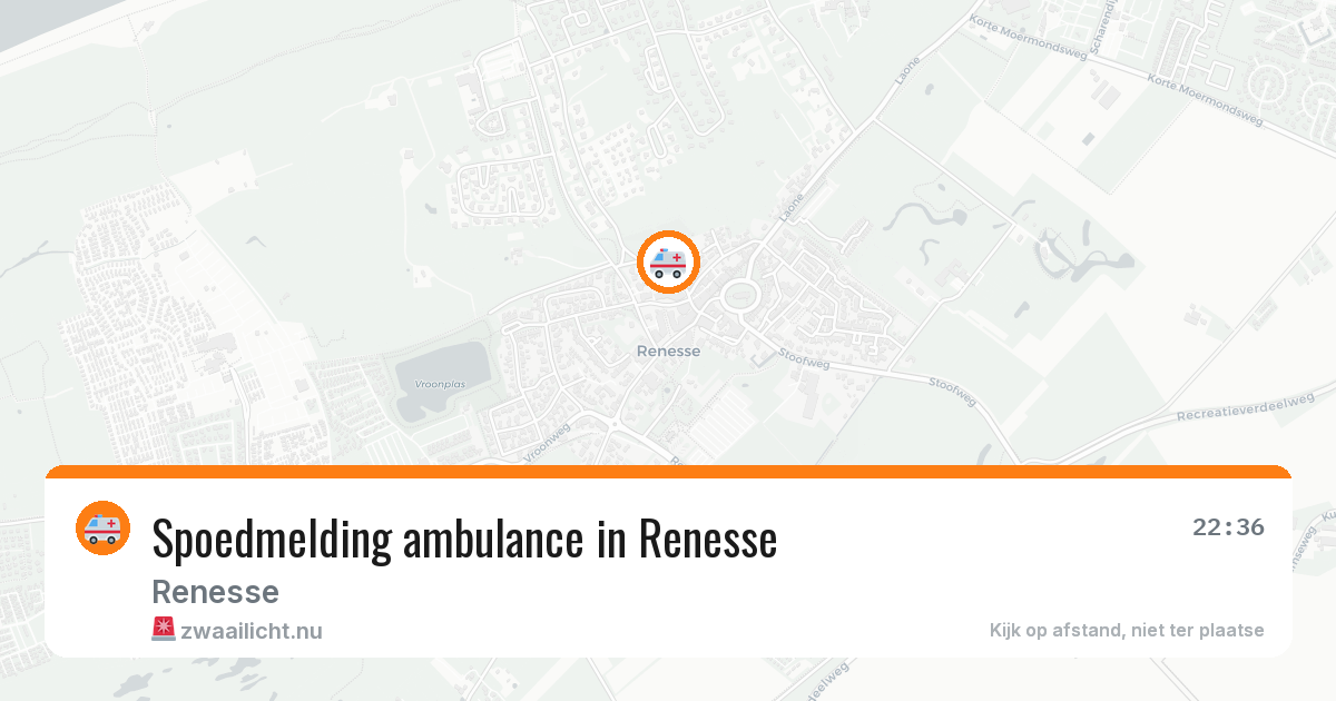 Spoedmelding ambulance in Renesse — 8 apr 2026