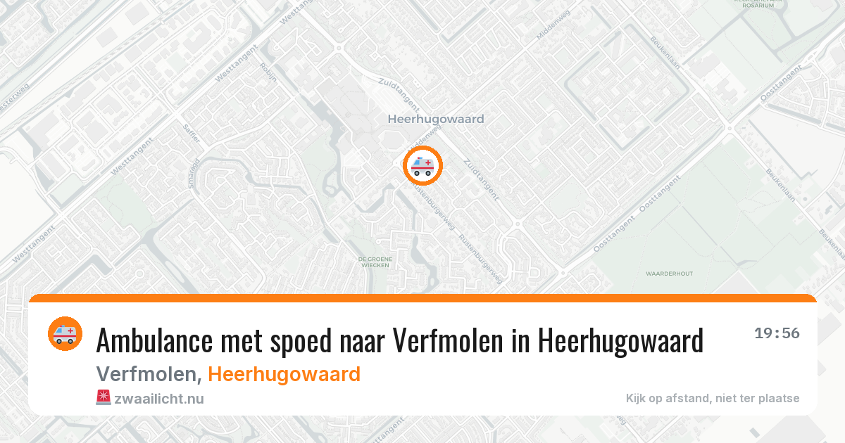 Ambulance met spoed naar Verfmolen in Heerhugowaard — 9 jul 2026