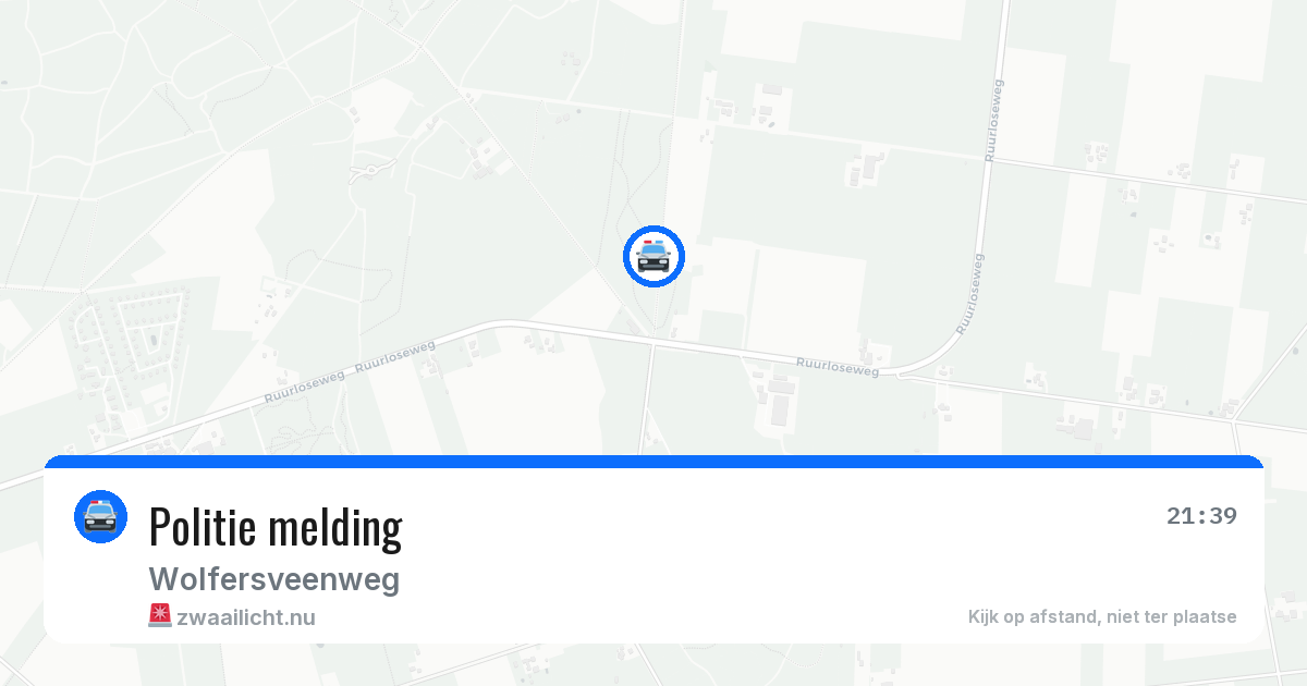 Politie melding — 5 mei 2026