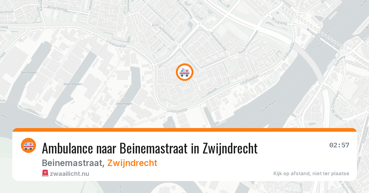 Ambulance naar Beinemastraat in Zwijndrecht — 6 mei 2026