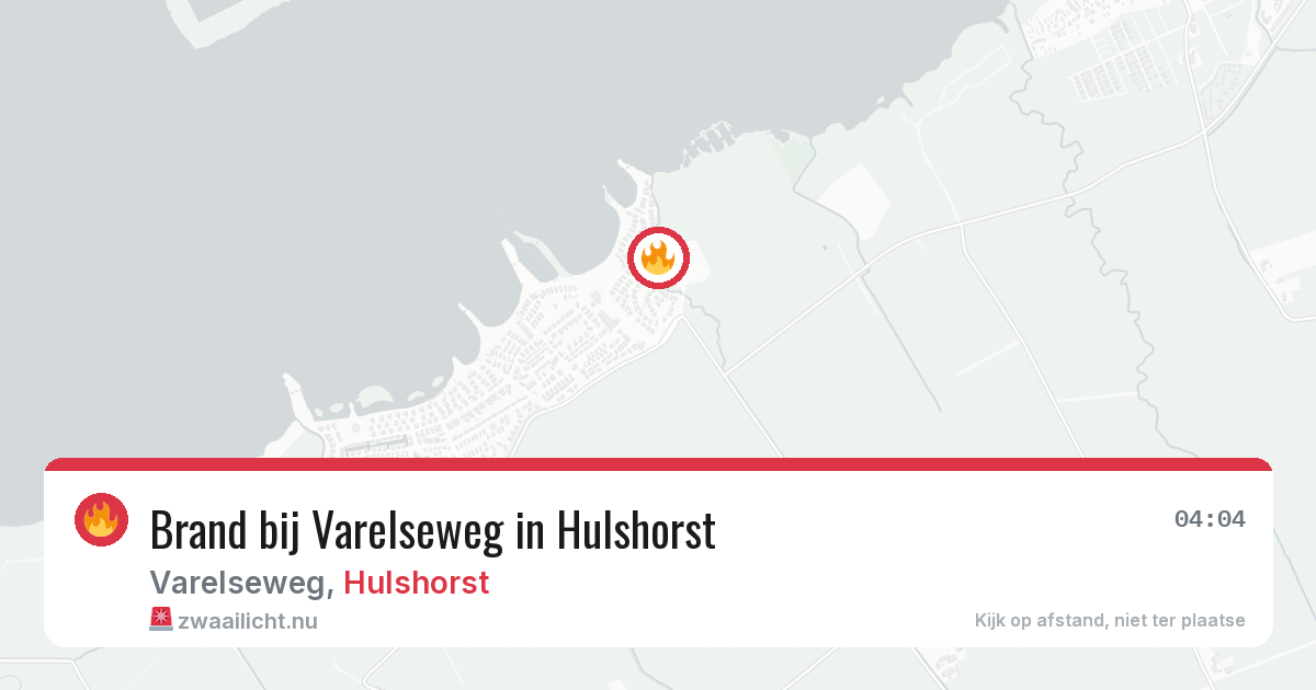 Brand bij Varelseweg in Hulshorst — 15 feb 2026