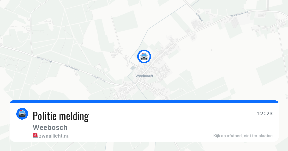 Politie melding — 7 jul 2026