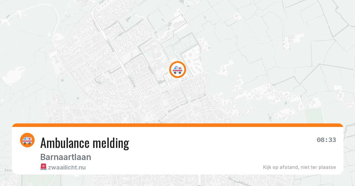 Ambulance melding — 25 jun 2026