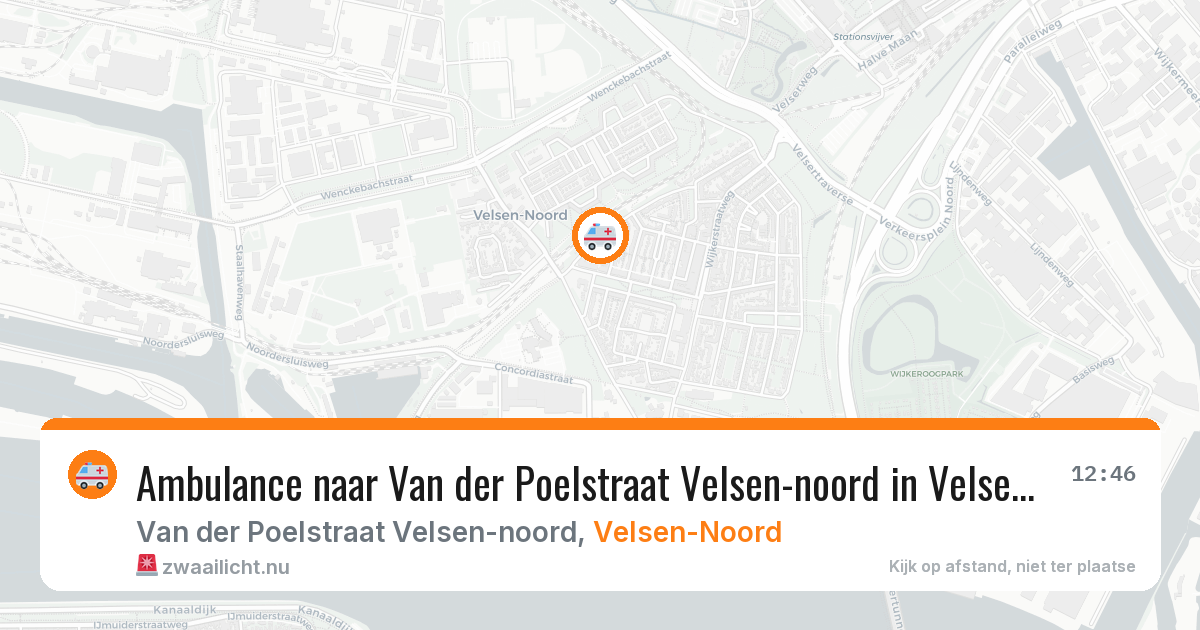 Ambulance naar Van der Poelstraat Velsen-noord in Velsen-Noord — 26 mei 2026
