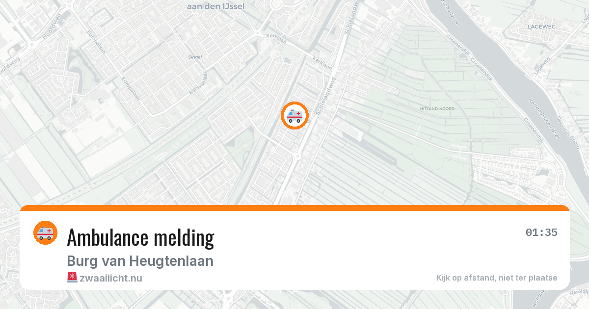 Ambulance melding — 22 jan 2026