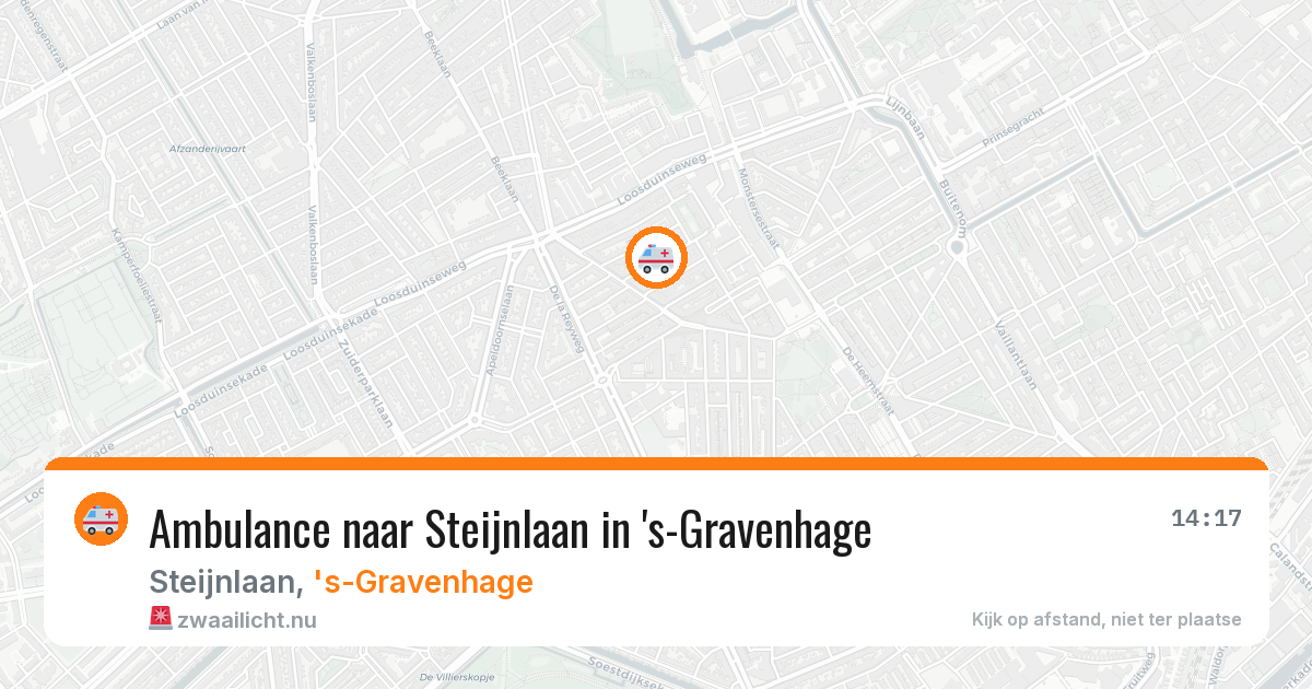 Ambulance naar Steijnlaan in 's-Gravenhage — 18 mrt 2026