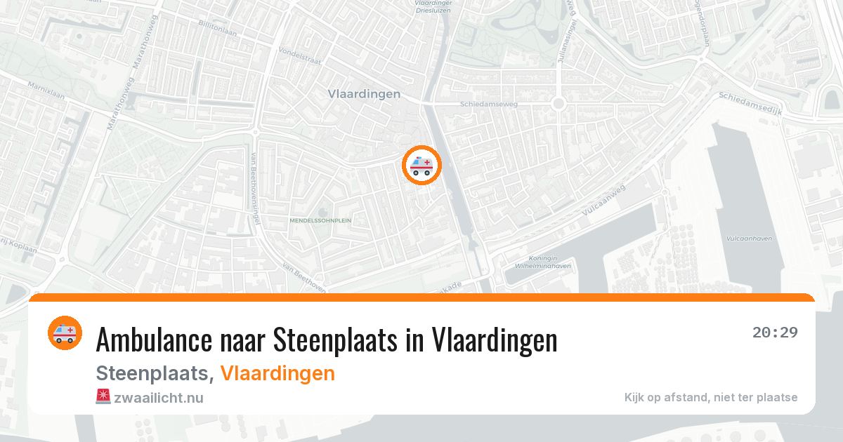 Ambulance naar Steenplaats in Vlaardingen — 10 jul 2026