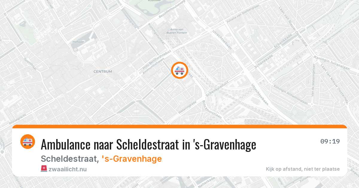 Ambulance naar Scheldestraat in 's-Gravenhage — 18 jul 2026
