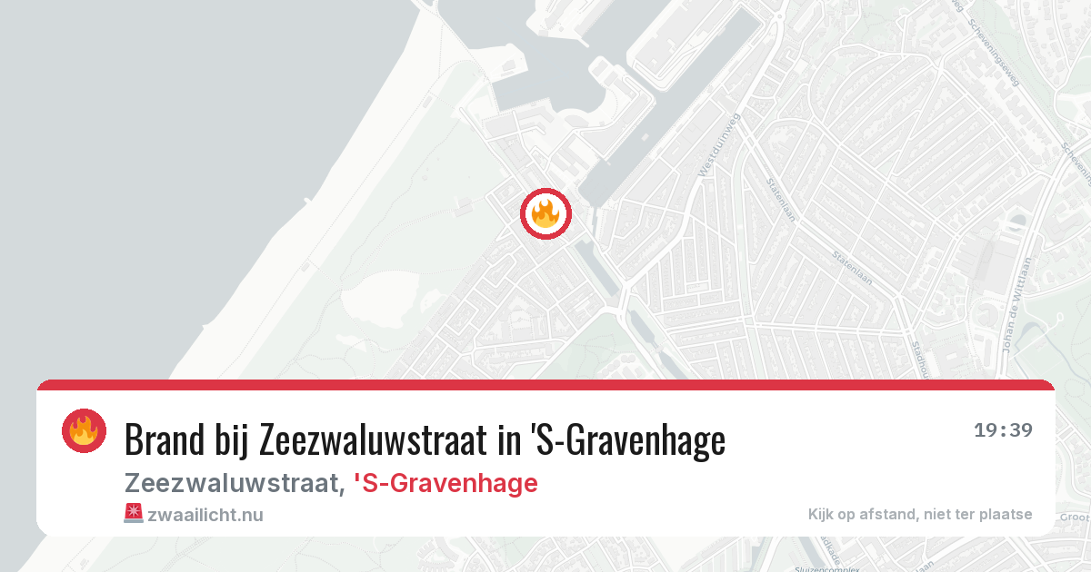 Brand bij Zeezwaluwstraat in 'S-Gravenhage — 26 feb 2026