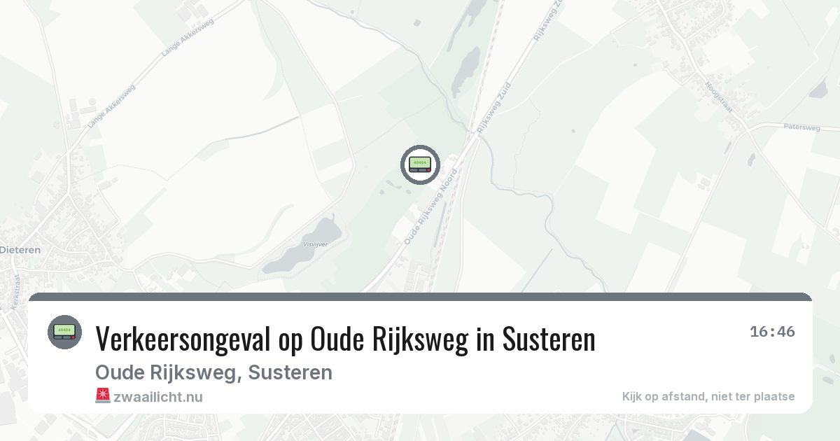 Verkeersongeval op Oude Rijksweg in Susteren — 13 jul 2026