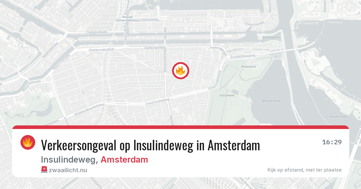 Verkeersongeval op Insulindeweg in Amsterdam — 27 mei 2026