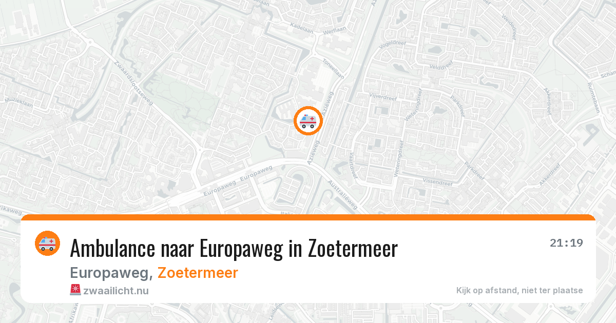 Ambulance naar Europaweg in Zoetermeer — 6 mei 2026