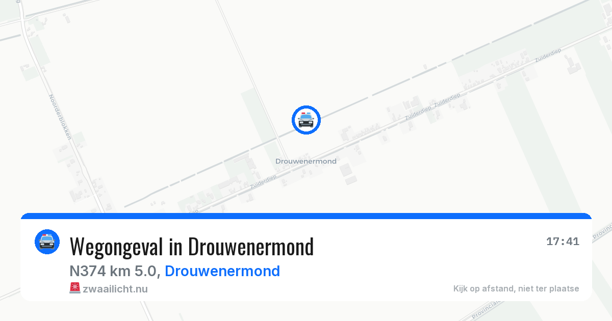 Wegongeval in Drouwenermond — 12 mrt 2026
