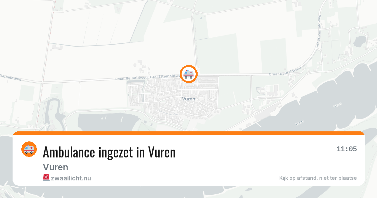 Ambulance ingezet in Vuren — 3 jun 2026