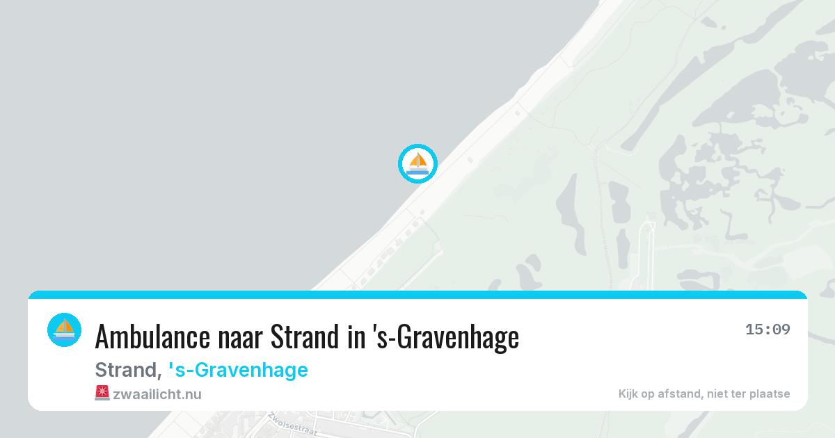 Ambulance naar Strand in 's-Gravenhage — 25 jul 2026