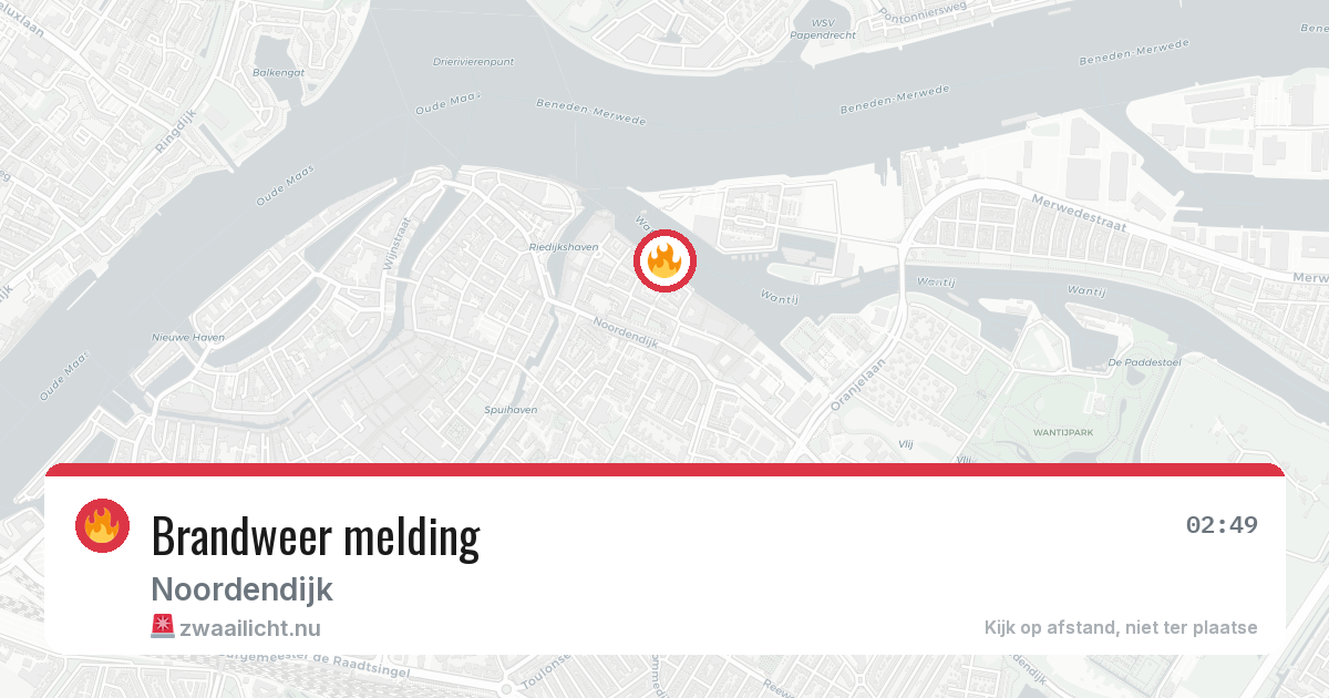 Brandweer melding — 6 jun 2026