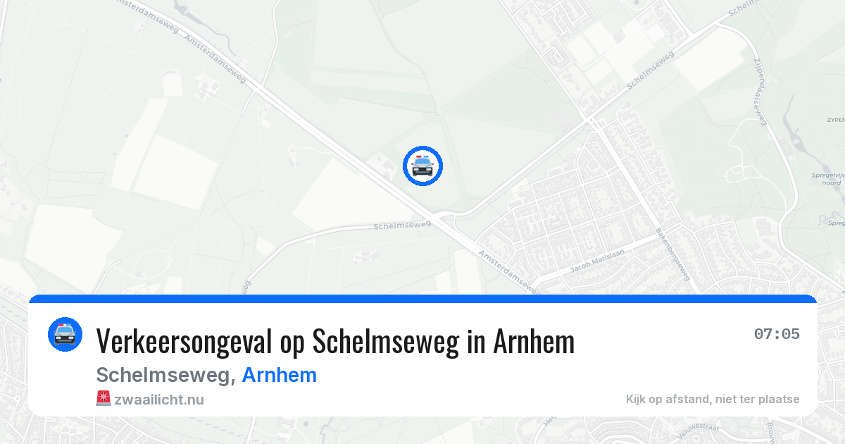 Verkeersongeval op Schelmseweg in Arnhem — 23 jan 2026