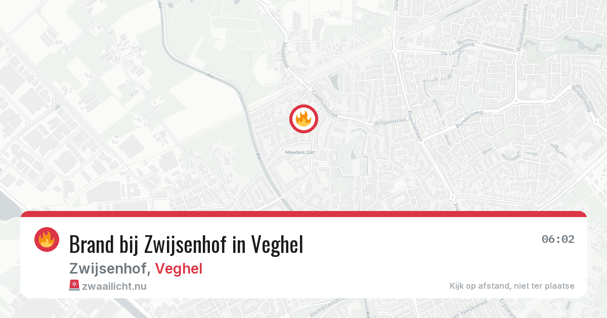 Brand bij Zwijsenhof in Veghel — 3 mei 2026