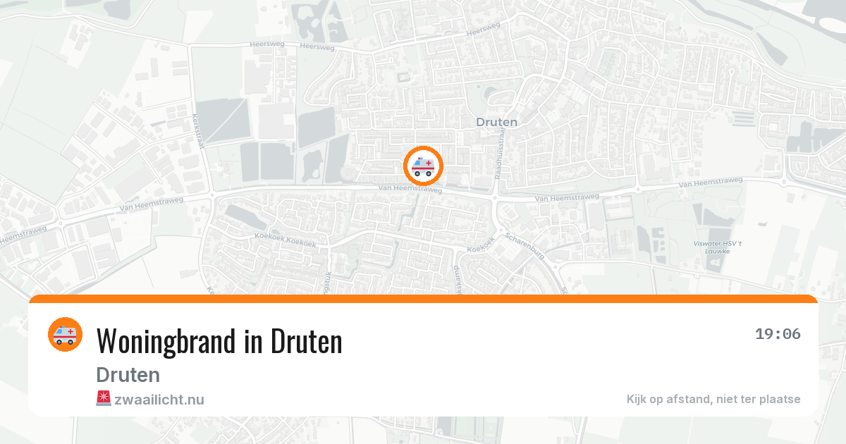 Woningbrand in Druten — 15 mrt 2026