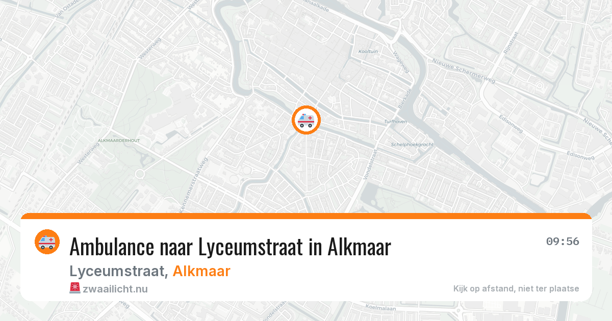 Ambulance naar Lyceumstraat in Alkmaar — 5 jun 2026