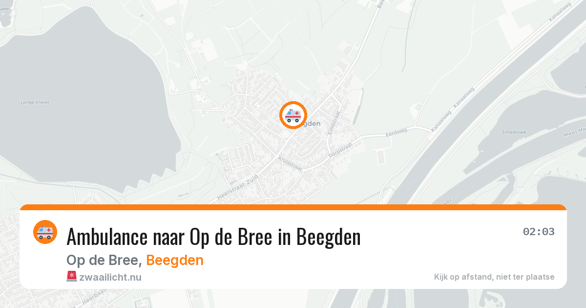 Ambulance naar Op de Bree in Beegden — 11 mei 2026