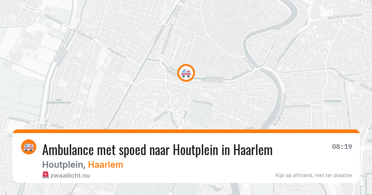 Ambulance met spoed naar Houtplein in Haarlem — 4 jun 2026