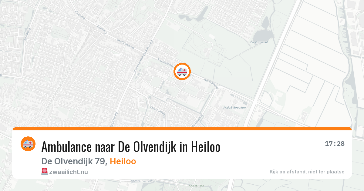 Ambulance naar De Olvendijk in Heiloo — 22 mei 2026