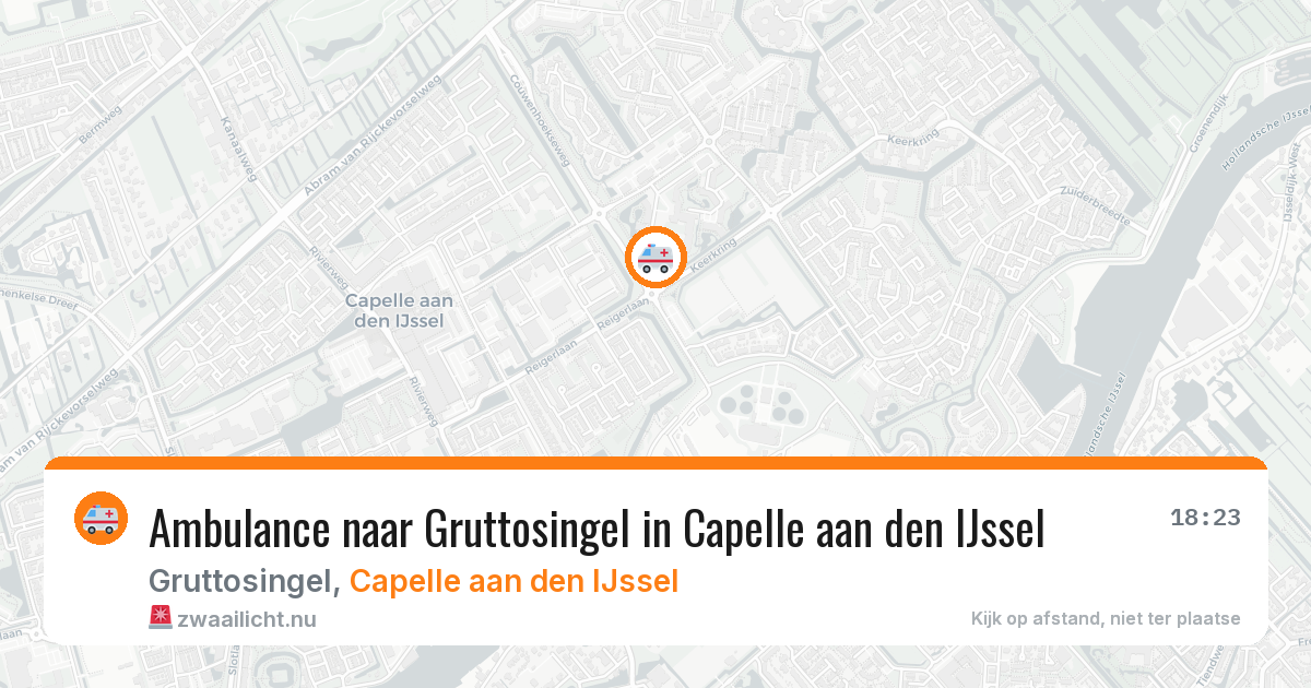 Ambulance naar Gruttosingel in Capelle aan den IJssel — 15 mei 2026