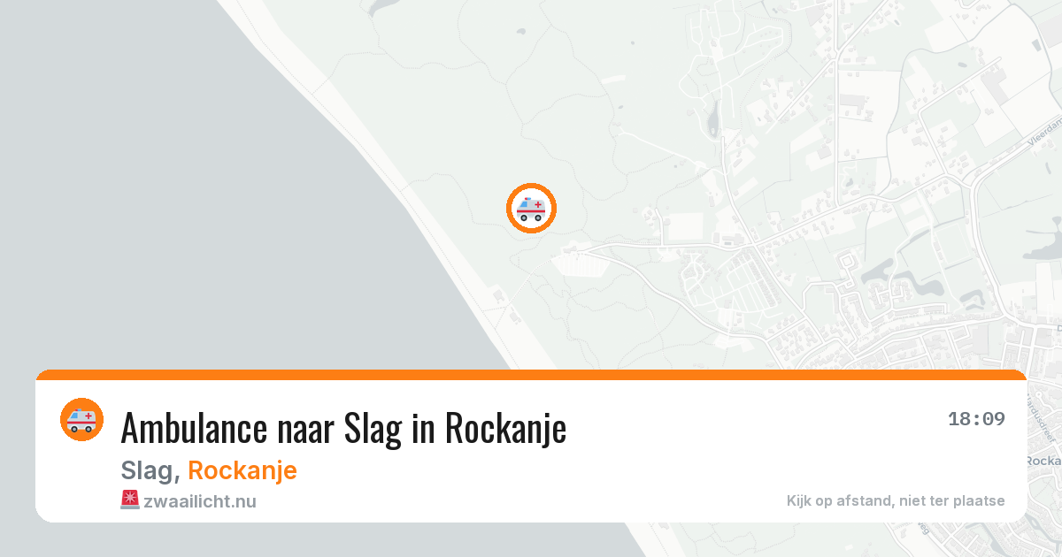 Ambulance naar Slag in Rockanje — 4 jun 2026